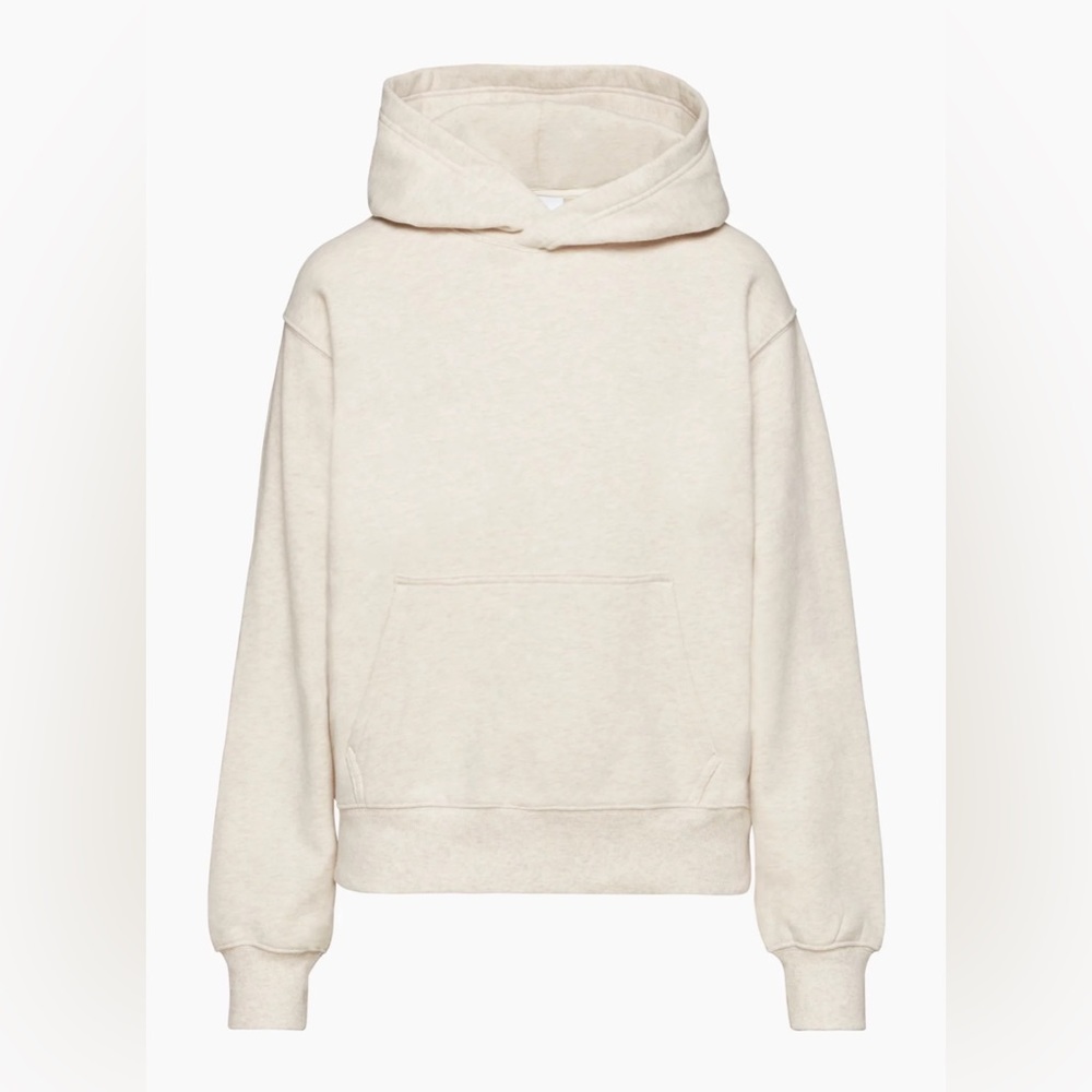 TNA Cozy fleece mega hoodie (light healthier oatmeal)